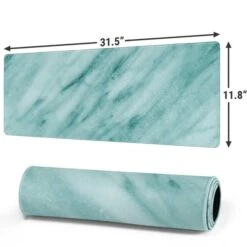 Turquoise Marble Gaming Mouse Pad -Skinit Store turquoise marble large gaming mouse pad 1656100442 MSPMRBLLE15GAMGLG PR 02