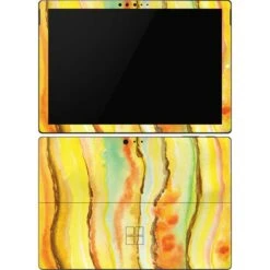 Tuscan Sun Watercolor Geode Surface Pro 6 Skin