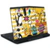 Looney Tunes Tweety And Sylvester Striped Patches Dell Alienware Skin