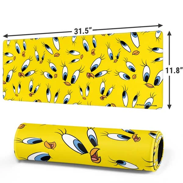Looney Tunes Tweety Bird Super Sized Pattern Gaming Mouse Pad 5 Looney Tunes Tweety Bird Super Sized Pattern Gaming Mouse Pad - Image 3