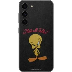 Looney Tunes Tweety Bird Thats All Folks Galaxy S23 Skin
