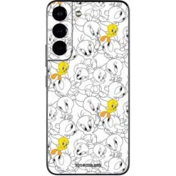 Looney Tunes Tweety Super Sized Pattern Galaxy S22 Skin