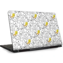 Looney Tunes Tweety Super Sized Pattern Dell Inspiron Skin