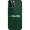 University Of Miami Horizontal Mark On Green IPhone 15 Pro Max Skin -Skinit Store u miami iphone 15 pro max skin 1694187128 SKNMIAHUR04IP15PM PR 01