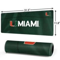 University Of Miami Green Jersey Gaming Mouse Pad -Skinit Store university of miami green jersey large gaming mouse pad 1732223632 MSPCLGJSY18GAMGLG PR 02