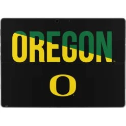 University Of Oregon Split On Black Surface Pro 8 Skin