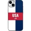 USA Flag Color Block IPhone 15 Skin -Skinit Store usa flag color block iphone 15 skin 1694705132 SKNUSAFLG02IPHN15 PR 01