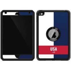 USA Flag Color Block Otterbox Defender IPad Skin