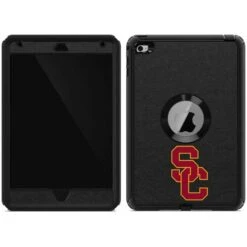 University Of Southern California USC Dark Grey Logo Otterbox Defender IPad Skin