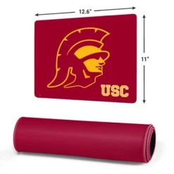 University Of Southern California USC Gold Trojan Mascot Gaming Mouse Pad