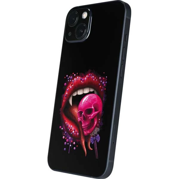 Vampire Skull Lollypop By Sarah Richter IPhone 15 Skin 7 Vampire Skull Lollypop By Sarah Richter IPhone 15 Skin - Image 5