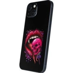 Skinit Store -Skinit Store vampire skull lollypop by sarah richter iphone 15 skin 1694705030 SKNSARRIC02IPHN15 PR 02