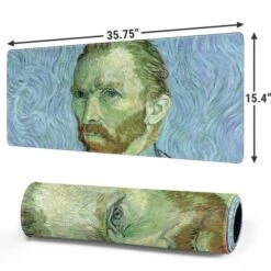 Van Gogh Self-portrait By Van Gogh Gaming Mouse Pad 11 Van Gogh Self-portrait By Van Gogh Gaming Mouse Pad -Skinit Store van gogh self portrait extra large gaming mouse pad 1709761069 MSPVNGBRG01GAMGXL PR 02