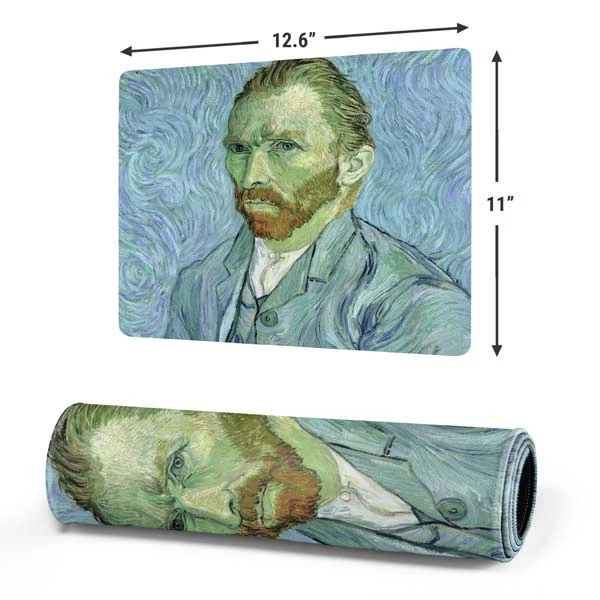 Van Gogh Self-portrait By Van Gogh Gaming Mouse Pad 3 Van Gogh Self-portrait By Van Gogh Gaming Mouse Pad