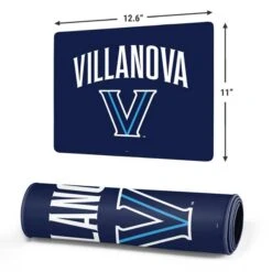 Villanova University Wildcats Black Gaming Mouse Pad