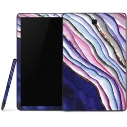 Violet Watercolor Geode Samsung Galaxy Tab Skin
