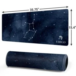 Virgo Constellation Gaming Mouse Pad 9 Virgo Constellation Gaming Mouse Pad -Skinit Store virgo constellation extra large gaming mouse pad 1656462807 MSPZODIAC09GAMGXL PR 02