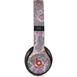 Warm Taupe Floral Beats Solo 2 Wireless Skin
