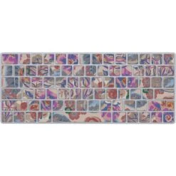 Warm Taupe Floral Magic Keyboard Skin