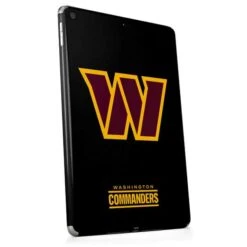 NFL Washington Commanders Black Background Apple IPad Skin -Skinit Store washington commanders black background ipad 9.7in 2018 skin 1646858688 SKNWSHCMM10IP9718 PR 02