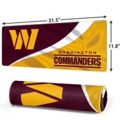 NFL Washington Commanders Flag Gaming Mouse Pad -Skinit Store washington commanders flag large gaming mouse pad 1655166590 MSPWSHCMM09GAMGLG PR 02