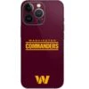 NFL Washington Commanders Performance Series IPhone 15 Pro Skin