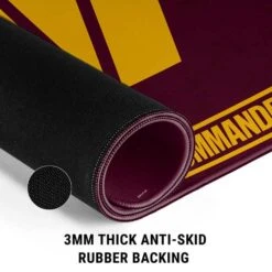 NFL Washington Commanders Distressed Gaming Mouse Pad -Skinit Store washington commanders textured extra large gaming mouse pad 1655246155 MSPWSHCMM04GAMGXL PR 04