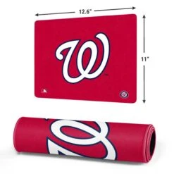 MLB Washington Nationals - Solid Distressed Gaming Mouse Pad