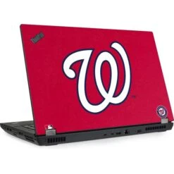 MLB Washington Nationals - Solid Distressed Lenovo ThinkPad Skin