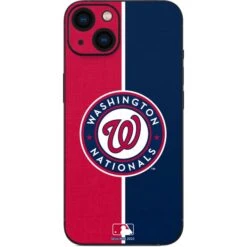 MLB Washington Nationals Split IPhone 15 Skin