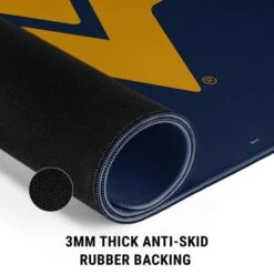 West Virginia University Est 1867 Gaming Mouse Pad -Skinit Store west virginia est 1867 extra large gaming mouse pad 1712076549 MSPWVMOUN05GAMGXL PR 04