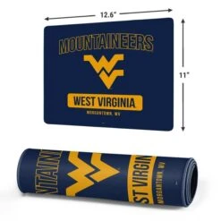 West Virginia University Mountaineers Logo Gaming Mouse Pad