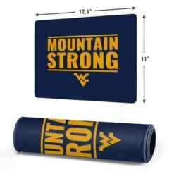 West Virginia University Yellow Gaming Mouse Pad