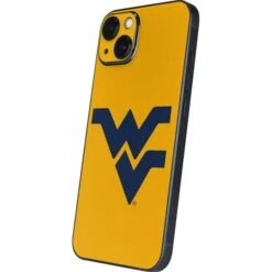 West Virginia University Yellow Background IPhone 15 Skin -Skinit Store west virginia yellow background iphone 15 skin 1694187468 SKNUNIWESX3IPHN15 PR 02