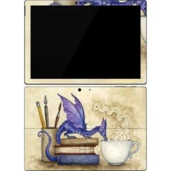 Amy Brown Whats In Here Coffee Dragon Surface Pro 7 Skin