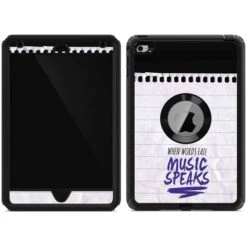When Words Fail Music Speaks Otterbox Defender IPad Skin