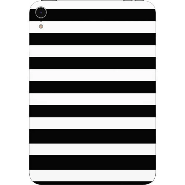 White And Black Stripes Apple IPad Mini Skin 3 White And Black Stripes Apple IPad Mini Skin