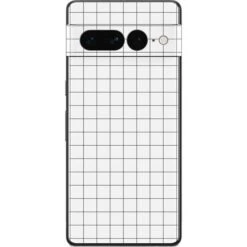 White Grid Google Pixel 7 Pro Skin