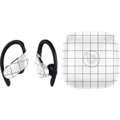 White Grid PowerBeats Pro Skin