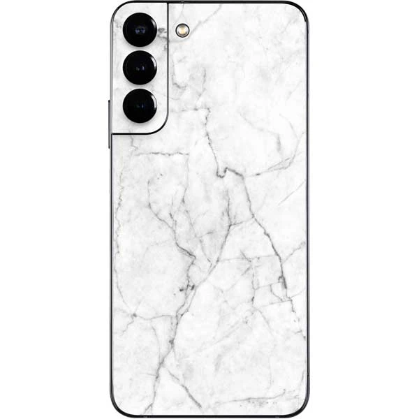 White Marble Galaxy S22 Plus Skin 3 White Marble Galaxy S22 Plus Skin