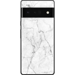 White Marble Google Pixel 6 Pro Skin