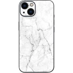 White Marble IPhone 14 Skin