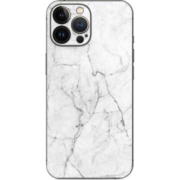 White Marble IPhone 15 Pro Max Skin 3 White Marble IPhone 15 Pro Max Skin