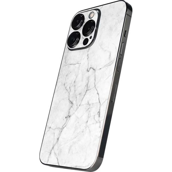 White Marble IPhone 15 Pro Max Skin 4 White Marble IPhone 15 Pro Max Skin - Image 2