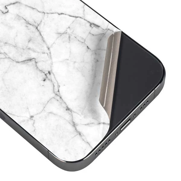 White Marble IPhone 15 Pro Max Skin 5 White Marble IPhone 15 Pro Max Skin - Image 3