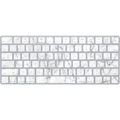 White Marble Magic Keyboard Skin