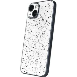 White Speckle IPhone 15 Skin -Skinit Store white speckle iphone 15 skin 1694187411 SKNSPCKLE01IPHN15 PR 02
