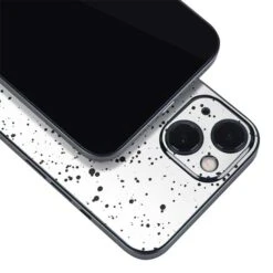 White Speckle IPhone 15 Skin -Skinit Store white speckle iphone 15 skin 1694705026 SKNSPCKLE01IPHN15 PR 04