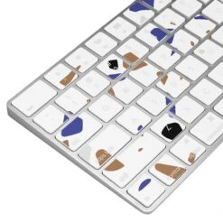 White Terrazzo Magic Keyboard Skin -Skinit Store white terrazzo magic keyboard skin 1616706995 SKNSPCKLE09AMKBDX PR 03