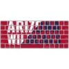 University Of Arizona Wildcats Logo Split Red Magic Keyboard Skin